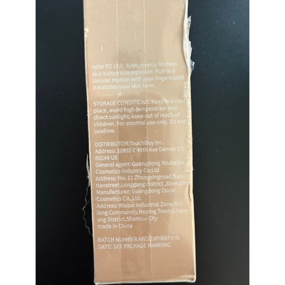 BARUBT Foundation Medium Spectrum Sunscreen Serum SPF 50 1.4fl oz color changing - Picture 5 of 7